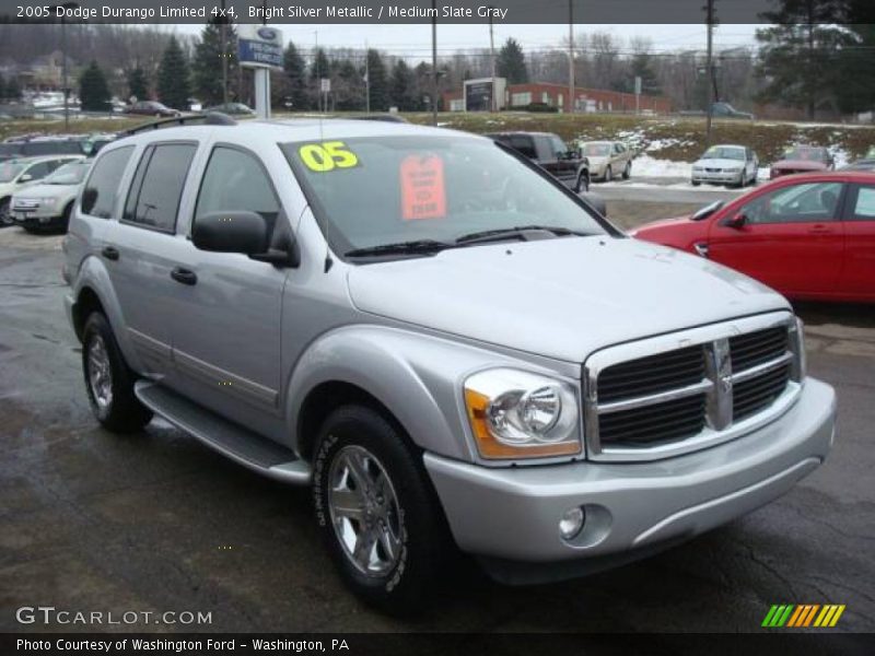 Bright Silver Metallic / Medium Slate Gray 2005 Dodge Durango Limited 4x4