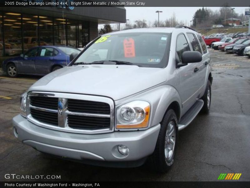 Bright Silver Metallic / Medium Slate Gray 2005 Dodge Durango Limited 4x4