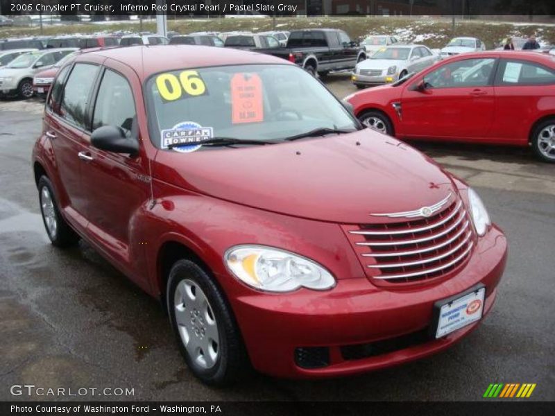 Inferno Red Crystal Pearl / Pastel Slate Gray 2006 Chrysler PT Cruiser