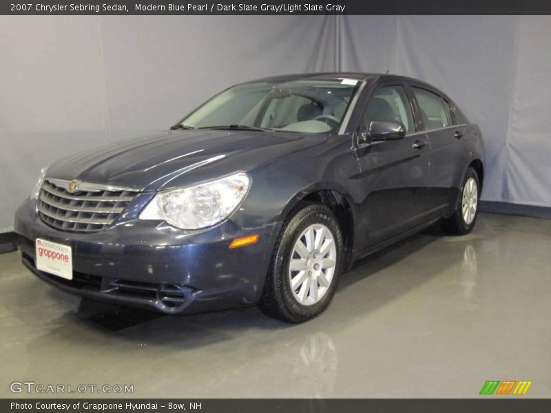 Modern Blue Pearl / Dark Slate Gray/Light Slate Gray 2007 Chrysler Sebring Sedan