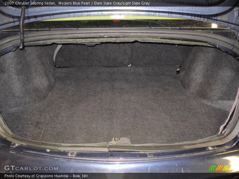 Modern Blue Pearl / Dark Slate Gray/Light Slate Gray 2007 Chrysler Sebring Sedan