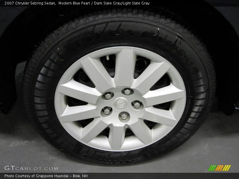 Modern Blue Pearl / Dark Slate Gray/Light Slate Gray 2007 Chrysler Sebring Sedan
