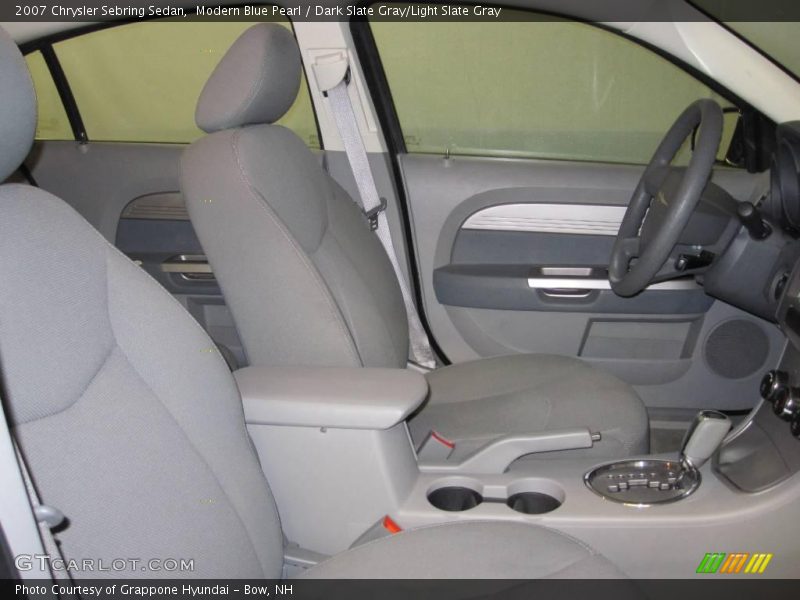 Modern Blue Pearl / Dark Slate Gray/Light Slate Gray 2007 Chrysler Sebring Sedan