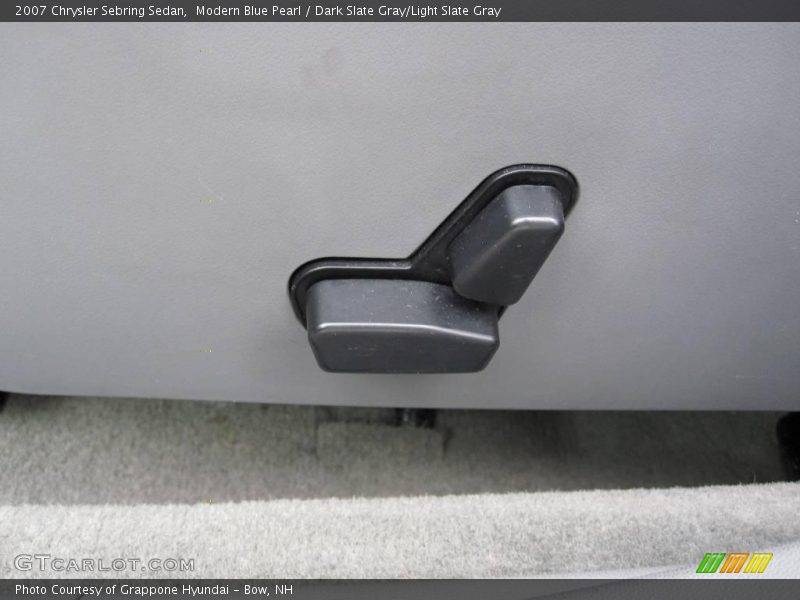 Modern Blue Pearl / Dark Slate Gray/Light Slate Gray 2007 Chrysler Sebring Sedan