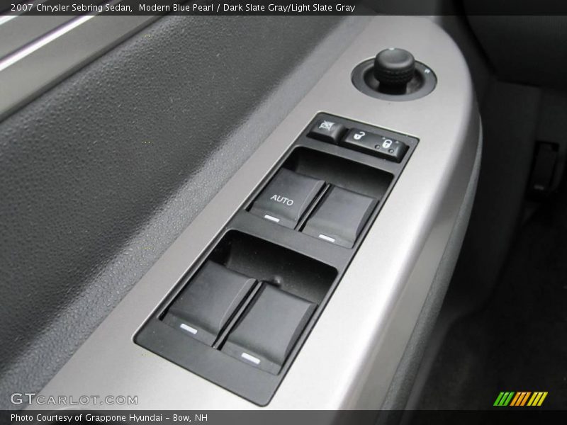 Modern Blue Pearl / Dark Slate Gray/Light Slate Gray 2007 Chrysler Sebring Sedan