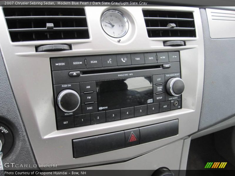 Modern Blue Pearl / Dark Slate Gray/Light Slate Gray 2007 Chrysler Sebring Sedan