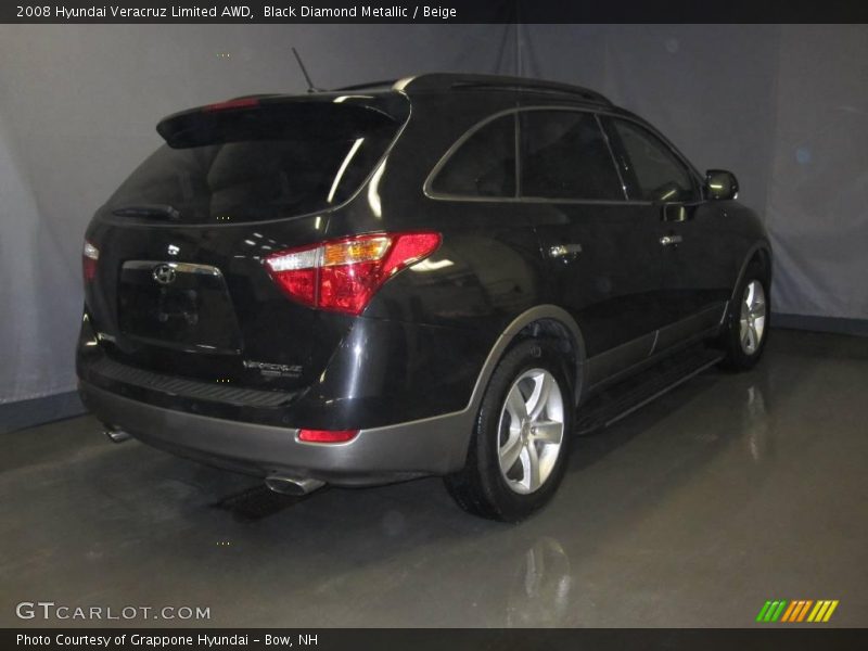 Black Diamond Metallic / Beige 2008 Hyundai Veracruz Limited AWD