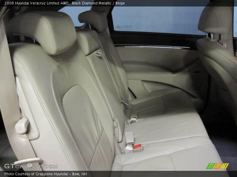 Black Diamond Metallic / Beige 2008 Hyundai Veracruz Limited AWD