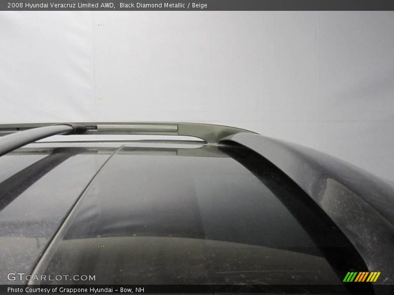 Black Diamond Metallic / Beige 2008 Hyundai Veracruz Limited AWD