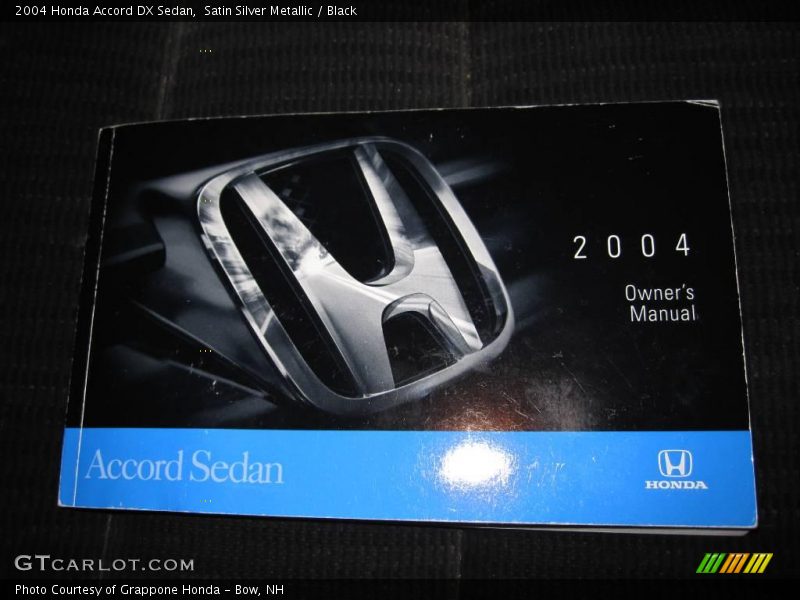 Satin Silver Metallic / Black 2004 Honda Accord DX Sedan