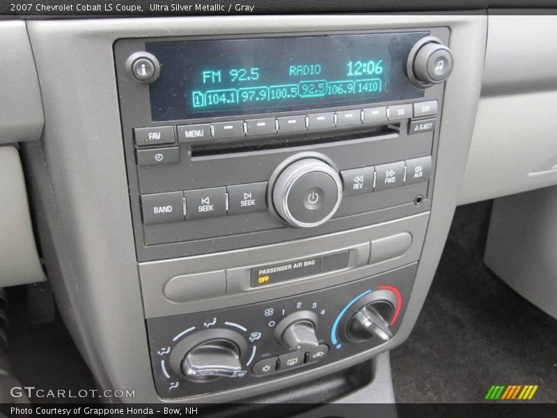 Ultra Silver Metallic / Gray 2007 Chevrolet Cobalt LS Coupe