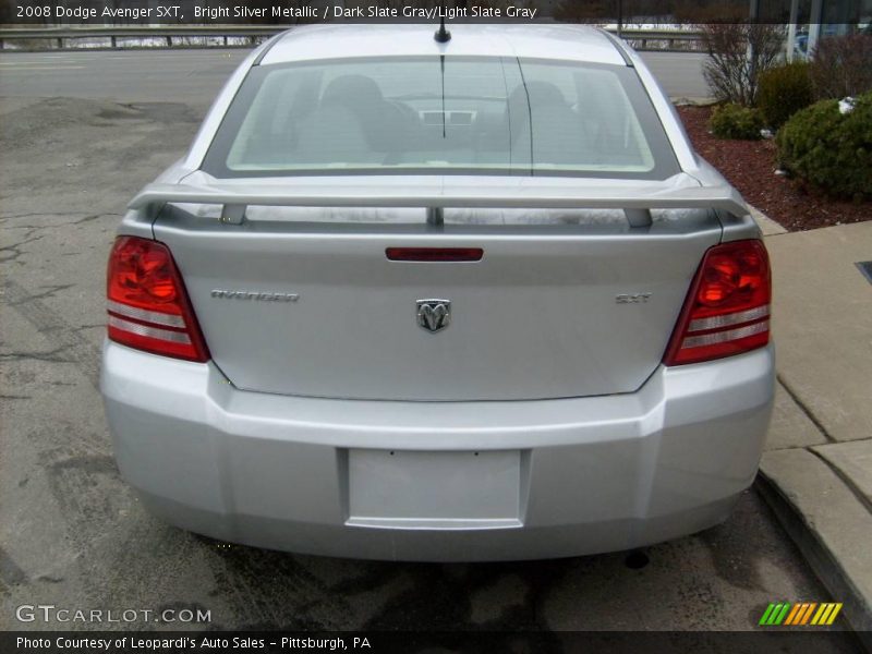 Bright Silver Metallic / Dark Slate Gray/Light Slate Gray 2008 Dodge Avenger SXT