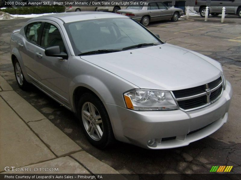 Bright Silver Metallic / Dark Slate Gray/Light Slate Gray 2008 Dodge Avenger SXT