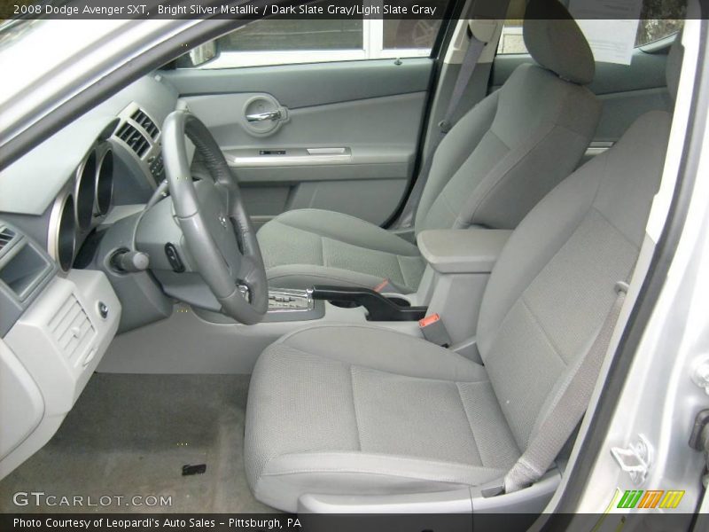 Bright Silver Metallic / Dark Slate Gray/Light Slate Gray 2008 Dodge Avenger SXT
