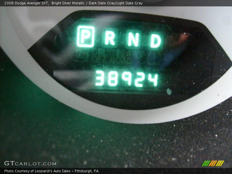 Bright Silver Metallic / Dark Slate Gray/Light Slate Gray 2008 Dodge Avenger SXT