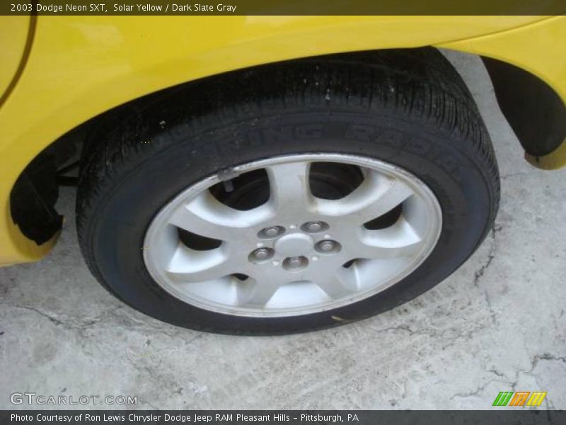 Solar Yellow / Dark Slate Gray 2003 Dodge Neon SXT