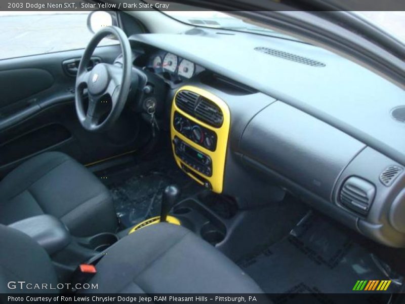 Solar Yellow / Dark Slate Gray 2003 Dodge Neon SXT