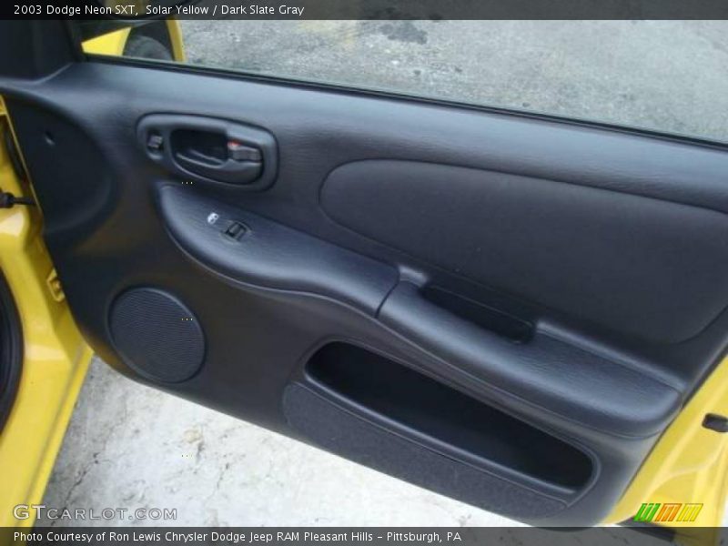Solar Yellow / Dark Slate Gray 2003 Dodge Neon SXT