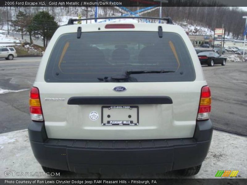 Gold Ash Metallic / Medium/Dark Pebble 2006 Ford Escape XLS