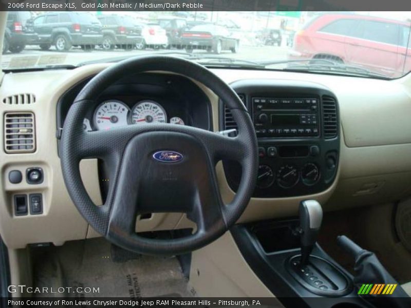 Gold Ash Metallic / Medium/Dark Pebble 2006 Ford Escape XLS