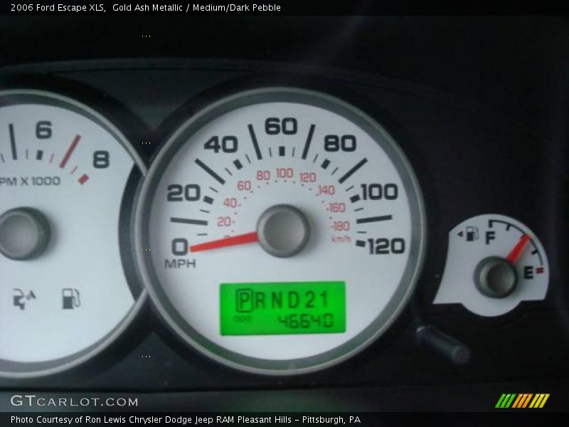 Gold Ash Metallic / Medium/Dark Pebble 2006 Ford Escape XLS