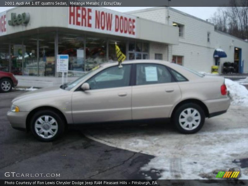 Melange Metallic / Ecru/Clay 2001 Audi A4 1.8T quattro Sedan