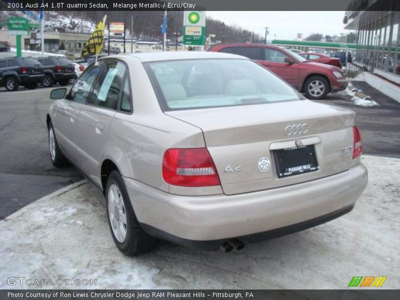 Melange Metallic / Ecru/Clay 2001 Audi A4 1.8T quattro Sedan