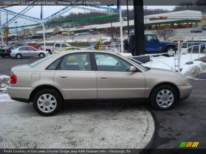 Melange Metallic / Ecru/Clay 2001 Audi A4 1.8T quattro Sedan
