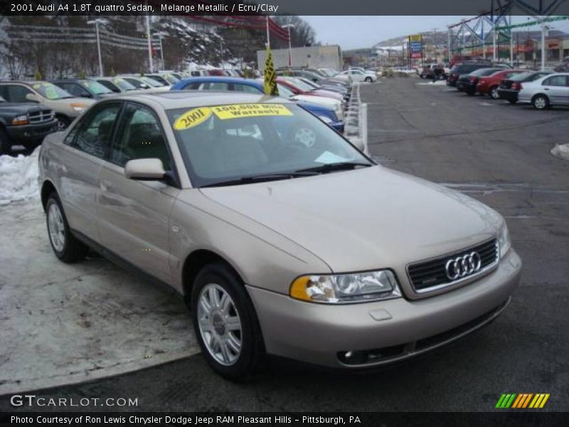 Melange Metallic / Ecru/Clay 2001 Audi A4 1.8T quattro Sedan