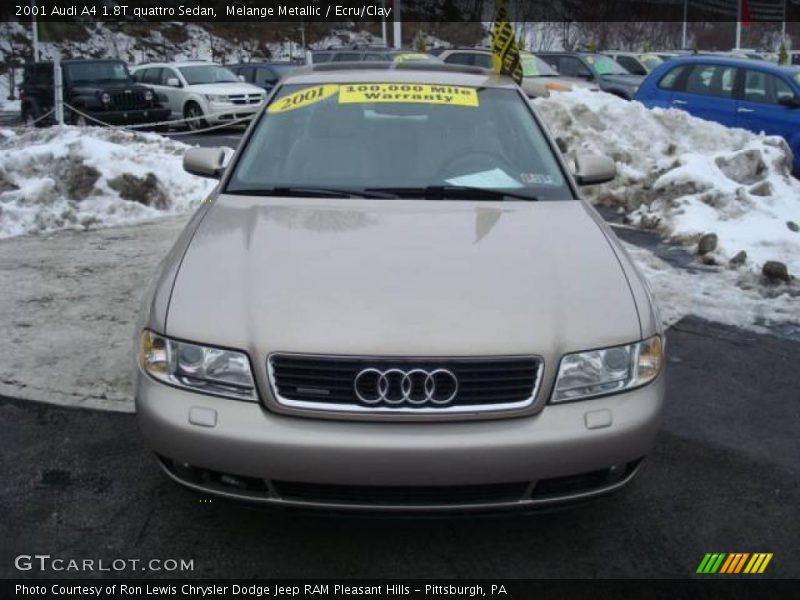 Melange Metallic / Ecru/Clay 2001 Audi A4 1.8T quattro Sedan