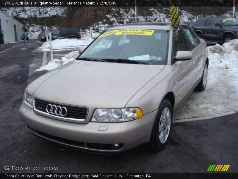 Melange Metallic / Ecru/Clay 2001 Audi A4 1.8T quattro Sedan