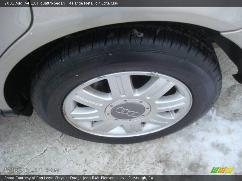 Melange Metallic / Ecru/Clay 2001 Audi A4 1.8T quattro Sedan