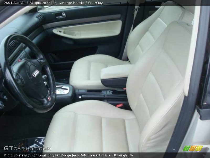 Melange Metallic / Ecru/Clay 2001 Audi A4 1.8T quattro Sedan