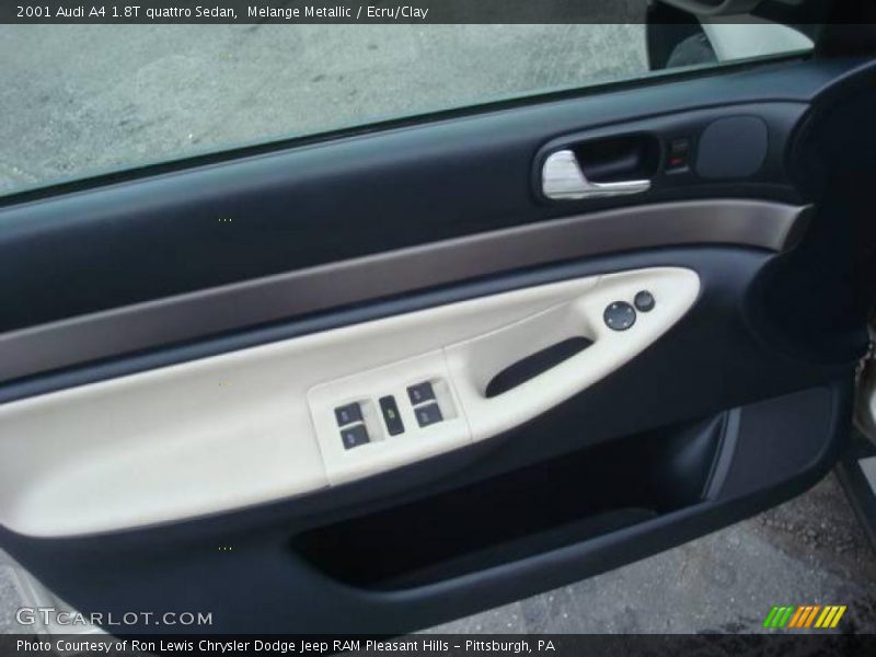 Melange Metallic / Ecru/Clay 2001 Audi A4 1.8T quattro Sedan