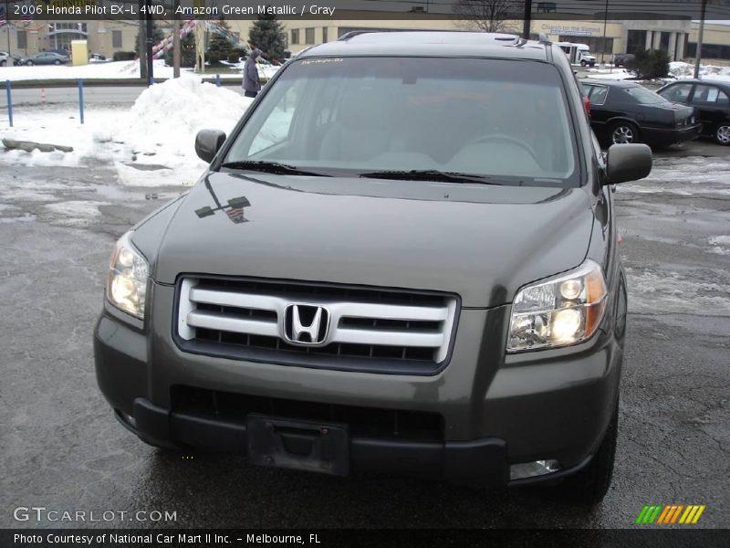 Amazon Green Metallic / Gray 2006 Honda Pilot EX-L 4WD