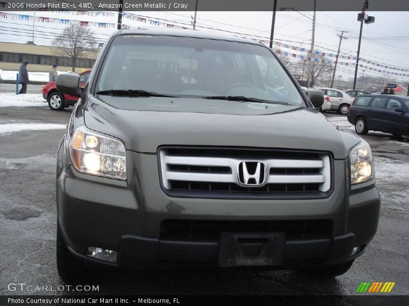 Amazon Green Metallic / Gray 2006 Honda Pilot EX-L 4WD