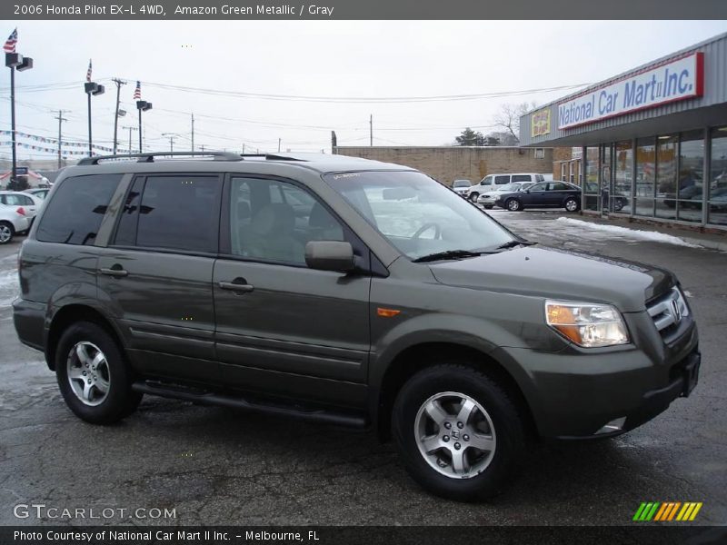 Amazon Green Metallic / Gray 2006 Honda Pilot EX-L 4WD