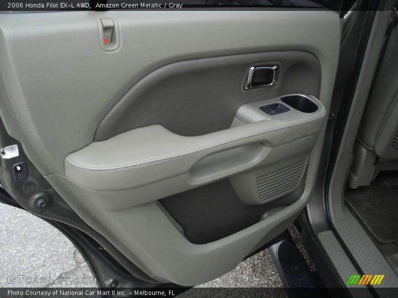 Amazon Green Metallic / Gray 2006 Honda Pilot EX-L 4WD