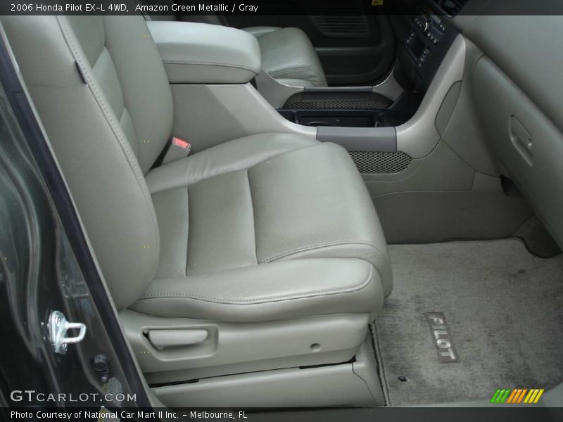 Amazon Green Metallic / Gray 2006 Honda Pilot EX-L 4WD