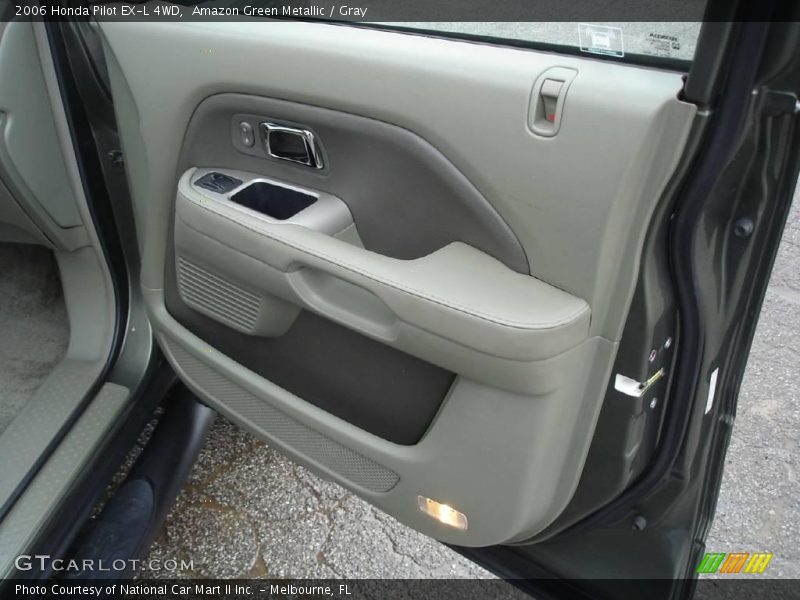 Amazon Green Metallic / Gray 2006 Honda Pilot EX-L 4WD