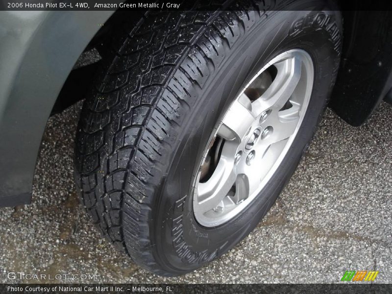 Amazon Green Metallic / Gray 2006 Honda Pilot EX-L 4WD