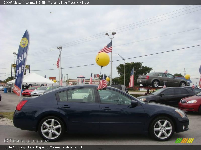 Majestic Blue Metallic / Frost 2006 Nissan Maxima 3.5 SE