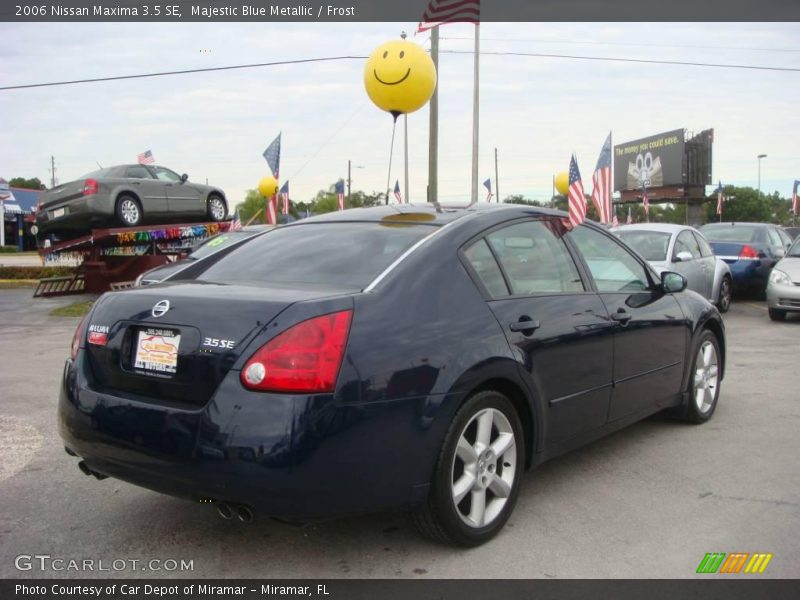 Majestic Blue Metallic / Frost 2006 Nissan Maxima 3.5 SE