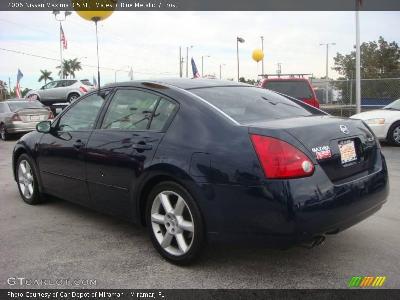 Majestic Blue Metallic / Frost 2006 Nissan Maxima 3.5 SE