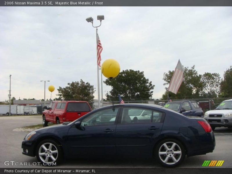 Majestic Blue Metallic / Frost 2006 Nissan Maxima 3.5 SE