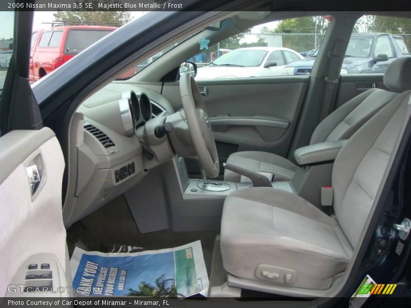 Majestic Blue Metallic / Frost 2006 Nissan Maxima 3.5 SE