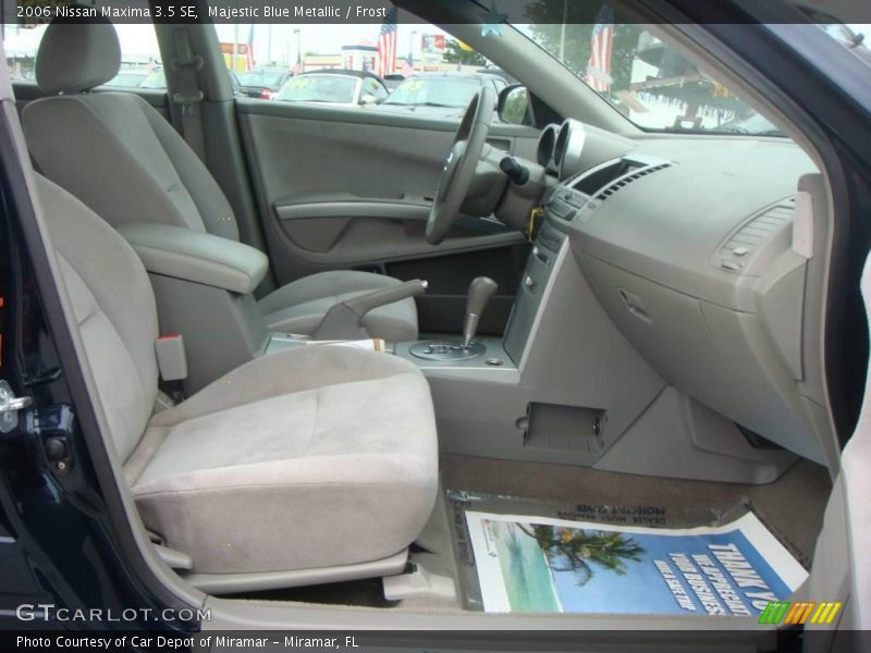Majestic Blue Metallic / Frost 2006 Nissan Maxima 3.5 SE