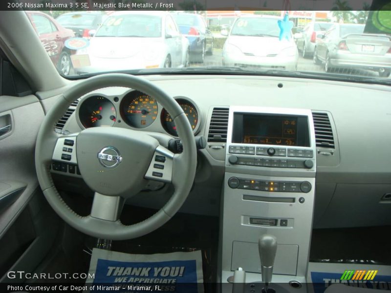 Majestic Blue Metallic / Frost 2006 Nissan Maxima 3.5 SE