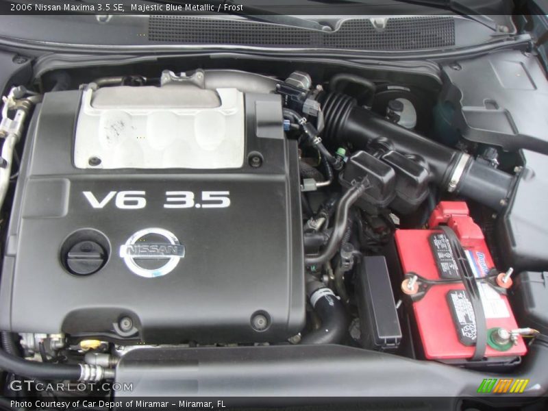 Majestic Blue Metallic / Frost 2006 Nissan Maxima 3.5 SE