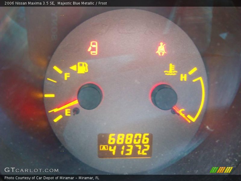 Majestic Blue Metallic / Frost 2006 Nissan Maxima 3.5 SE